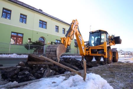 ZAČETEK DEL IZGRADNJA KANALIZACIJE BEGUNJE SELŠČEK 06 FOTO LJUBO VUKELIČ
